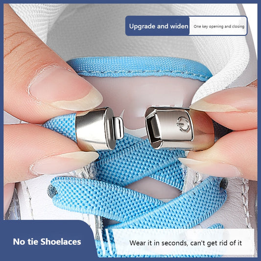 Easy On, Easy Off: No-Tie Elastic Shoelaces